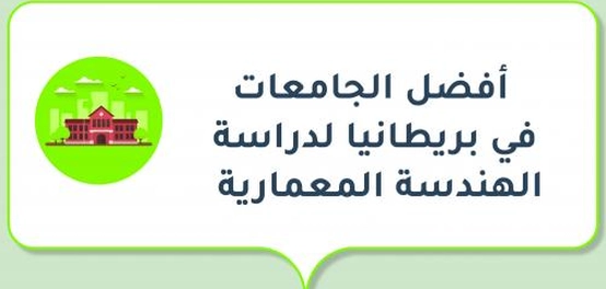 أفضل جامعات المملكة المتحدة لدراسة الهندسة المعمارية