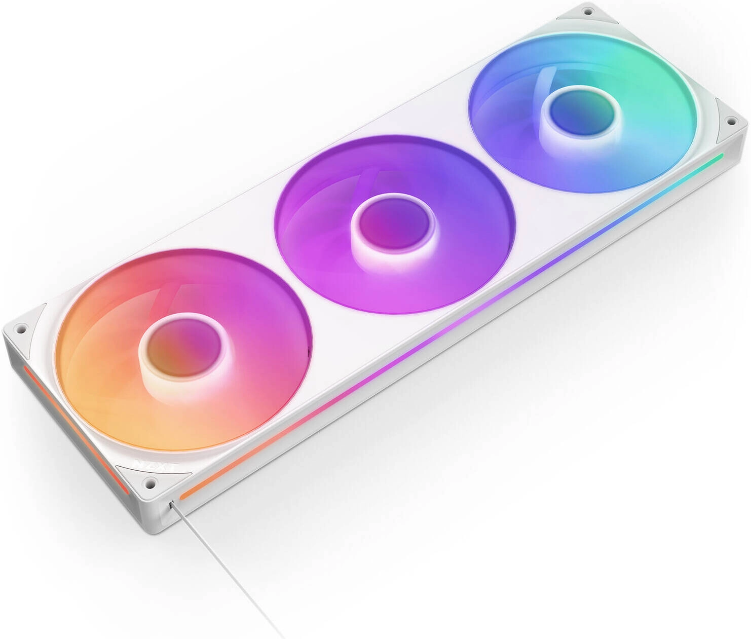 NZXT F360 RGB CORE 360mm RGB LED Single-Frame RGB Fan Unit Review &#8211; RF-U36HF-W1