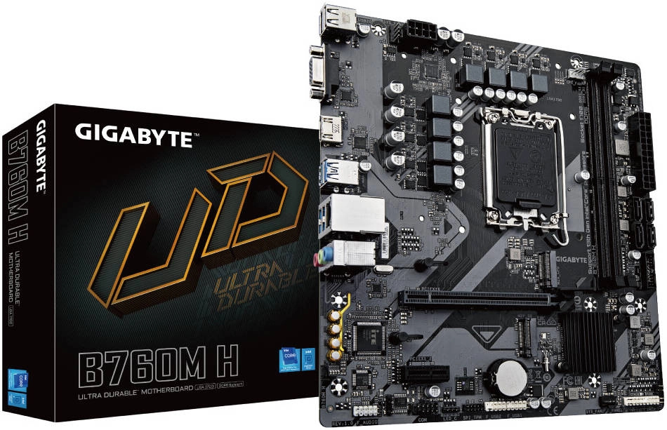 GIGABYTE B760M H LGA 1700 M-ATX Motherboard Review &#8211; Detailed Look at the B760M-H