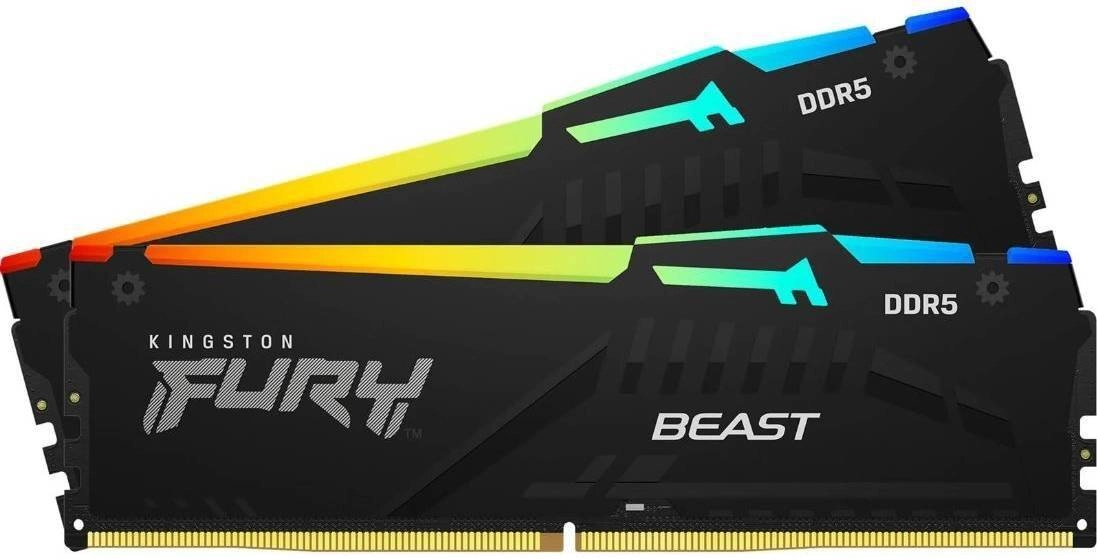 Kingston Fury Beast RGB 64GB (2 x 32) DDR5 RAM Review: KF556C40BBAK2-64