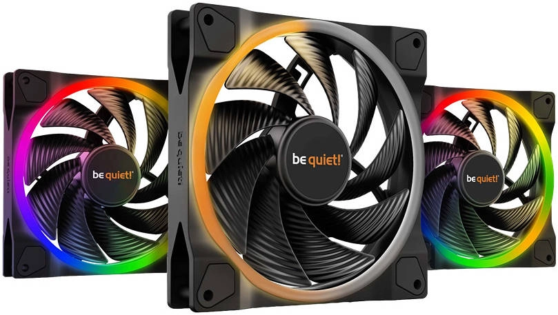 Be Quiet! Light Wings 140mm PWM aRGB Case Fans BL079 Review: Triple Pack Performance &#038; Noise Test