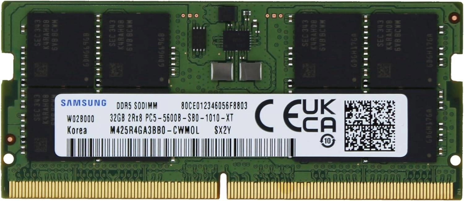 Samsung M425R4GA3BB0-CWM0L 32GB DDR5 Dual Rank x8 ECC Laptop Memory Review