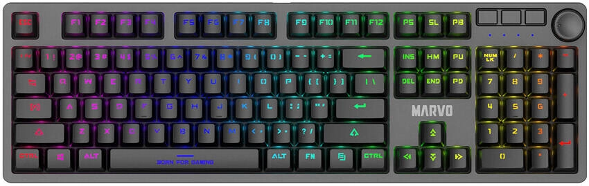 MARVO KG954 Full Size Mechanical Gaming Keyboard Review: Jixian Blue Switches, Anti-Ghosting, and More