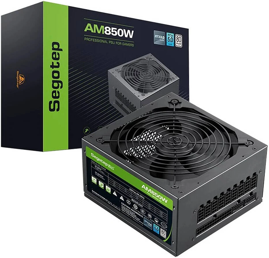 Segotep AM850W Fully Modular Power Supply Review &#8211; 850W Power Output, 80 Plus Efficiency