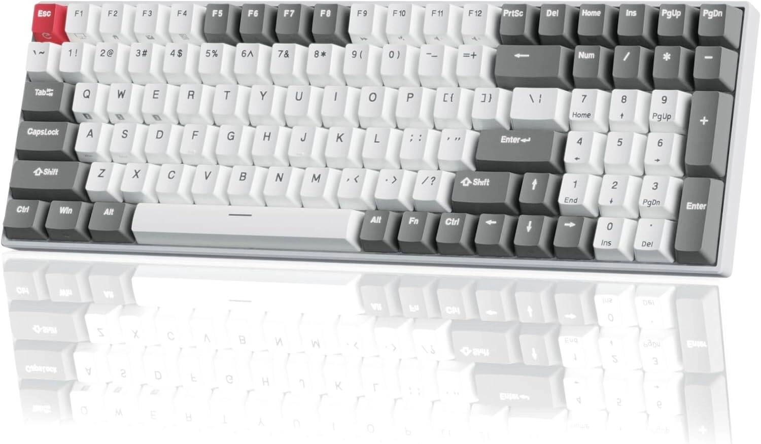 RK Royal Kludge RK100 Wireless Mechanical Keyboard Review &#8211; Full-Size RGB Backlit with Bluetooth 5.1