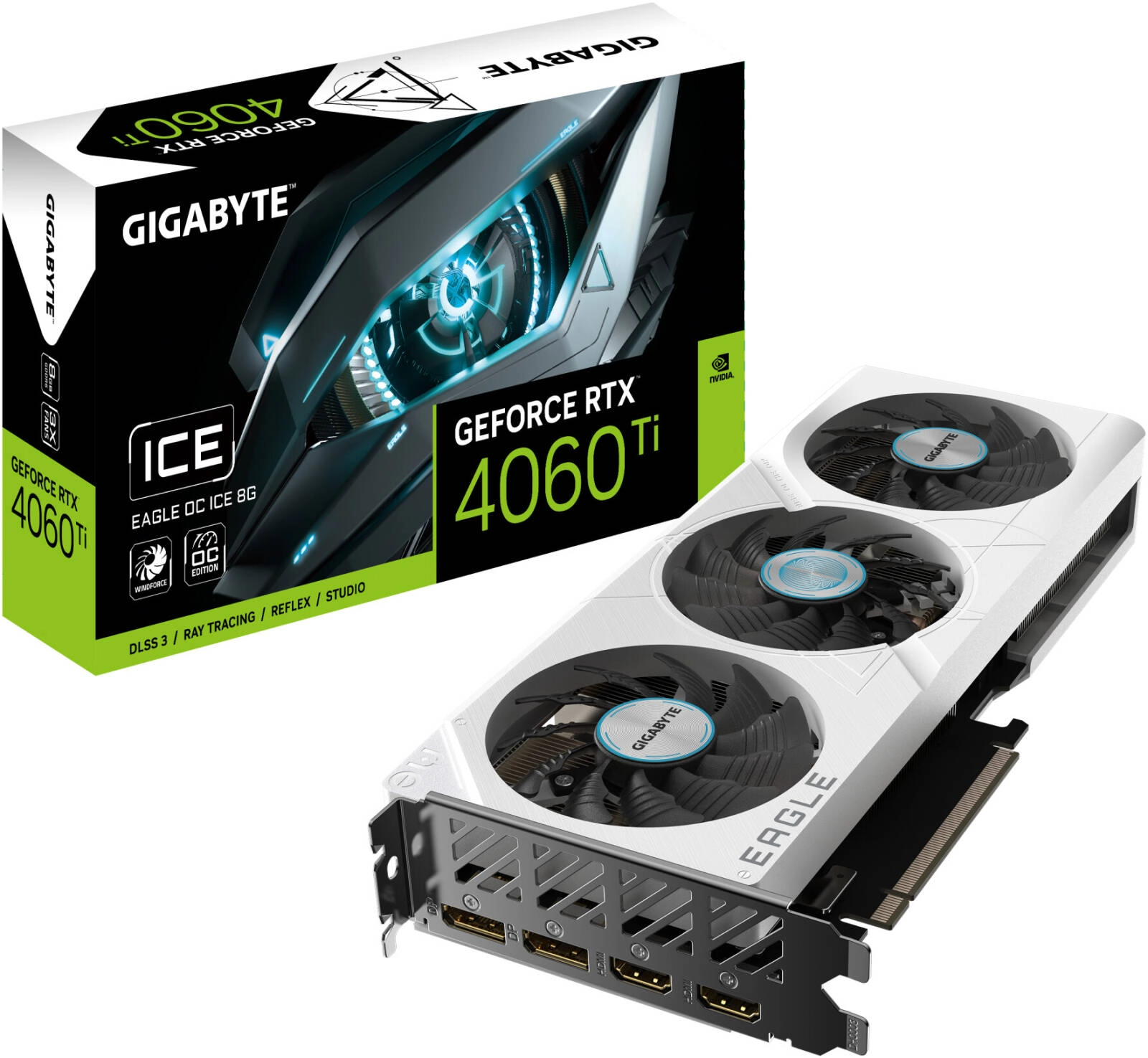 GIGABYTE GeForce RTX 4060 Ti EAGLE OC ICE Review: 8GB GDDR6, 2550 MHz Boost Clock