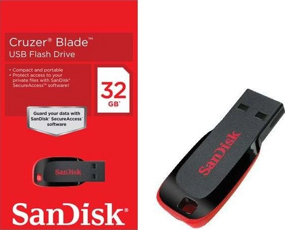 Sandisk Cruzer Blade 32GB USB Flash Drive | SDCZ50-032G-B35 Review