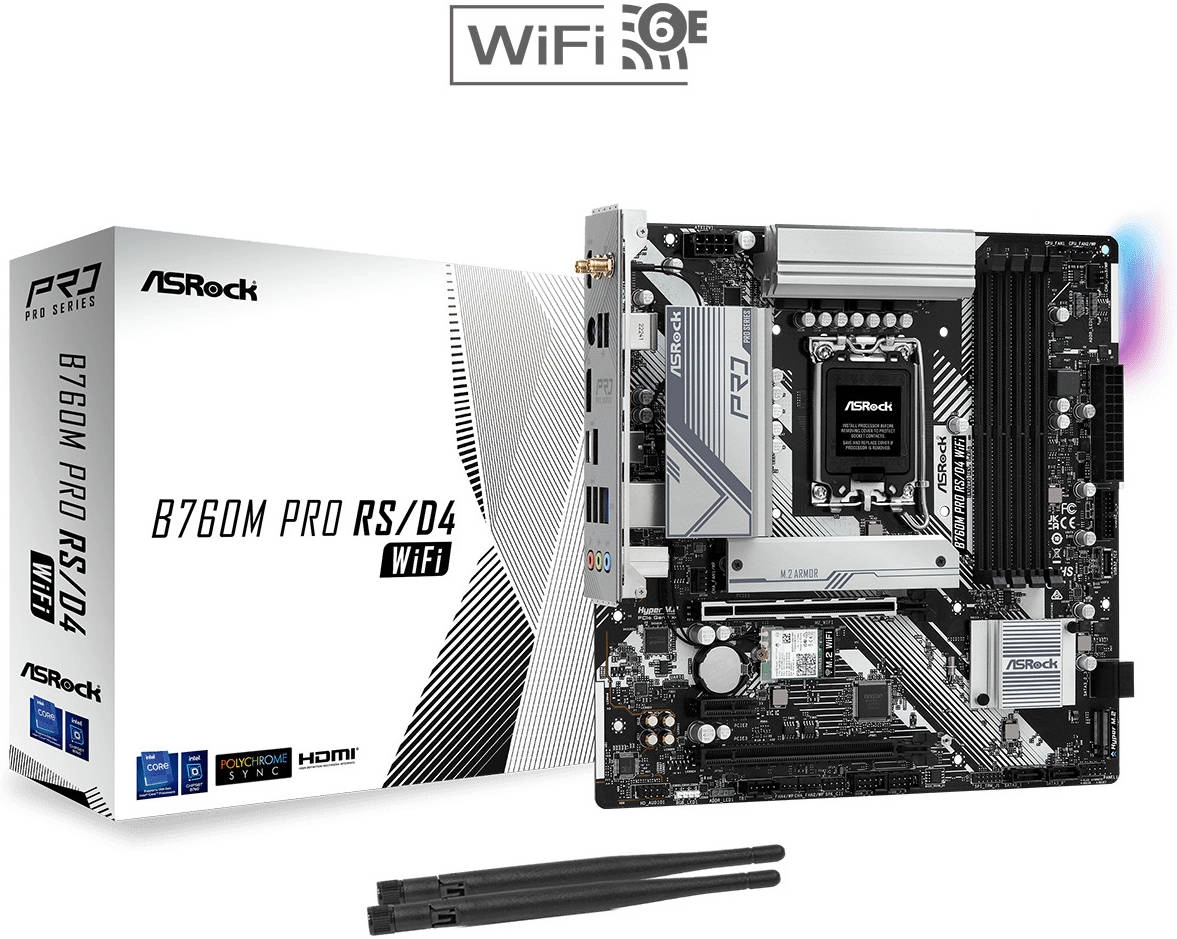 ASRock B760M Pro RS/D4 WiFi Motherboard Review: Budget-Friendly Performance