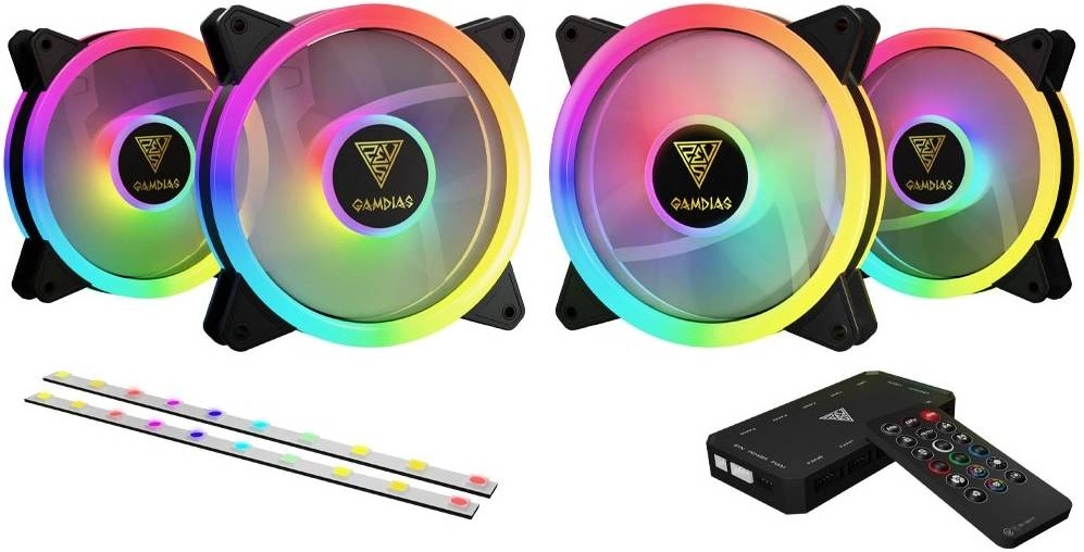 GAMDIAS AEOLUS M2 1204R Elite 3-Pack 120mm RGB Case Fan Review &#8211; Tech Blog