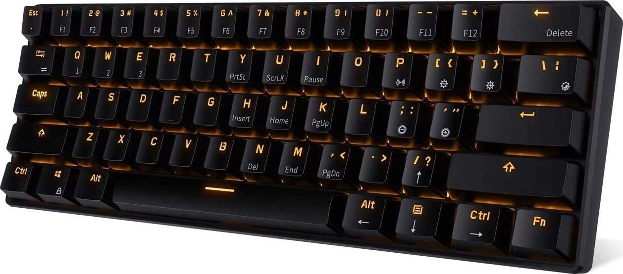 Rk Royal Kludge RK61 61 Keys Wired/Wireless Bluetooth 3.0 Multi-Device LED Backlit Mechanical Gaming/Office Keyboard for iOS, Android, Windows and Mac Blue Swith Black | 8541647869 Buy, Best Price in UAE, Dubai, Abu Dhabi, Sharjah