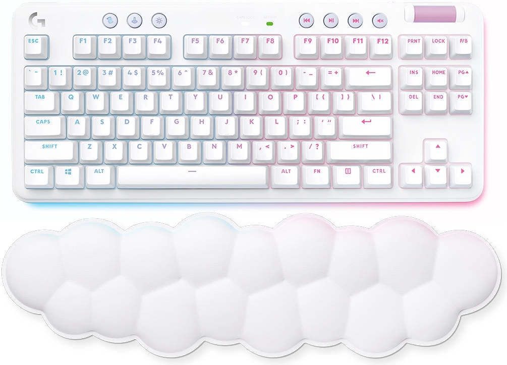 Logitech G715 Wireless Mechanical Gaming Keyboard (920-010465) Review &#8211; Lightspeed, GX Brown Tactile Switch, White Mist