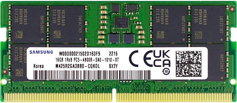 Samsung 16GB DDR5-4800 SODIMM Laptop Memory Module Review (M425R2GA3BB0-CQK)