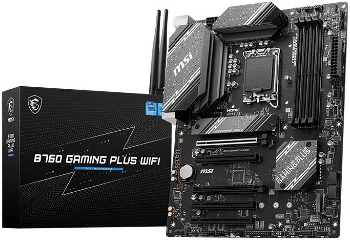 MSI B760 Gaming Plus WIFI DDR5 ATX Motherboard Review (911-7D98-012 &#8211; 911-7D98-019)