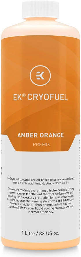 EKWB EK-CryoFuel Amber Orange Premix Coolant Review &#8211; 3831109810408