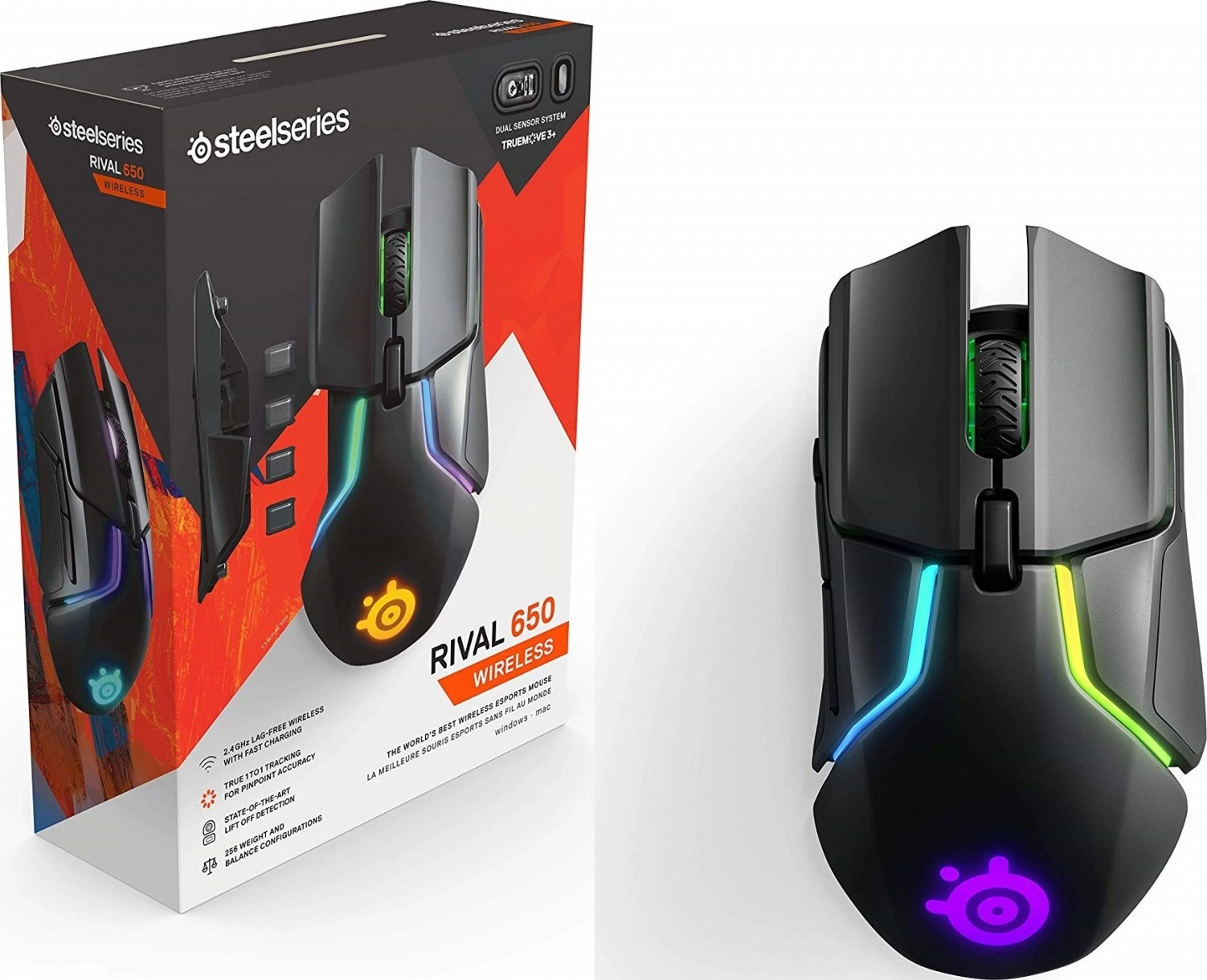 SteelSeries Rival 650 Quantum Wireless Gaming Mouse 12,000 CPI TrueMove3+ Review
