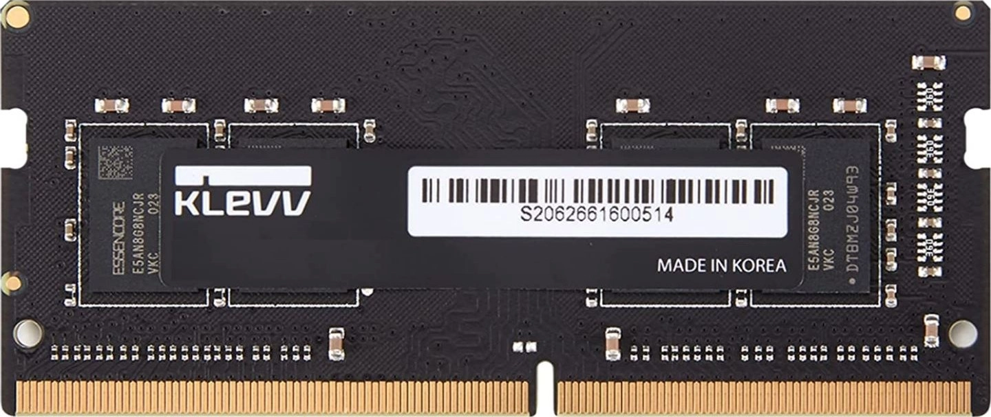 KLEVV Hynix Chips 8GB DDR4 SODIMM PC4-25600 3200MHz CL22 Review: A Solid Upgrade for Laptops