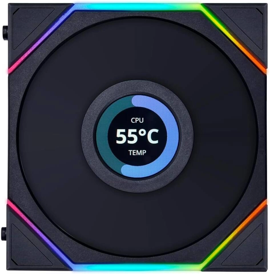 Lian Li Uni Fan TL 120 Case Fan Review: 1.6&#8243; LCD Display, 1900 RPM, 62 CFM Airflow &#8211; G99.12TLLCD1B.00