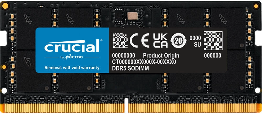 Crucial 32GB DDR5-5600 MHz SODIMM Laptop Memory (CT32G56C46S5) Review
