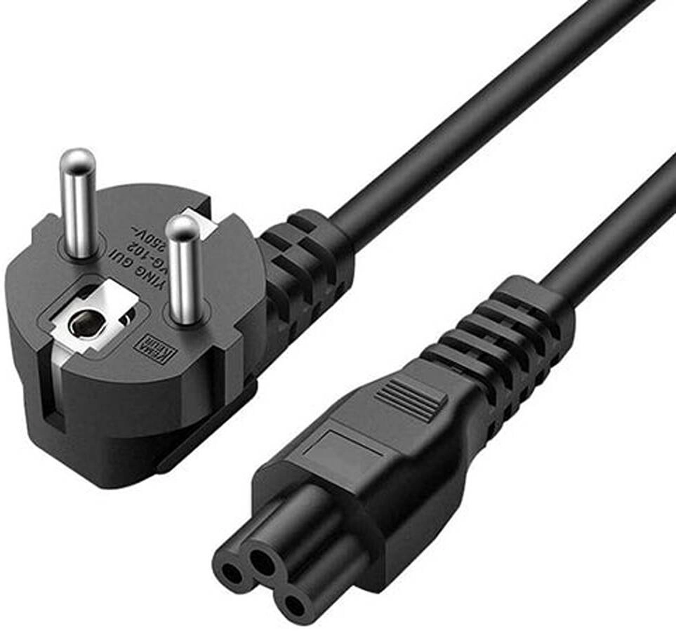Generic 3 Prong Style EU Notebook AC Power Cord (0.9M) Review &#8211; Best Price in UAE
