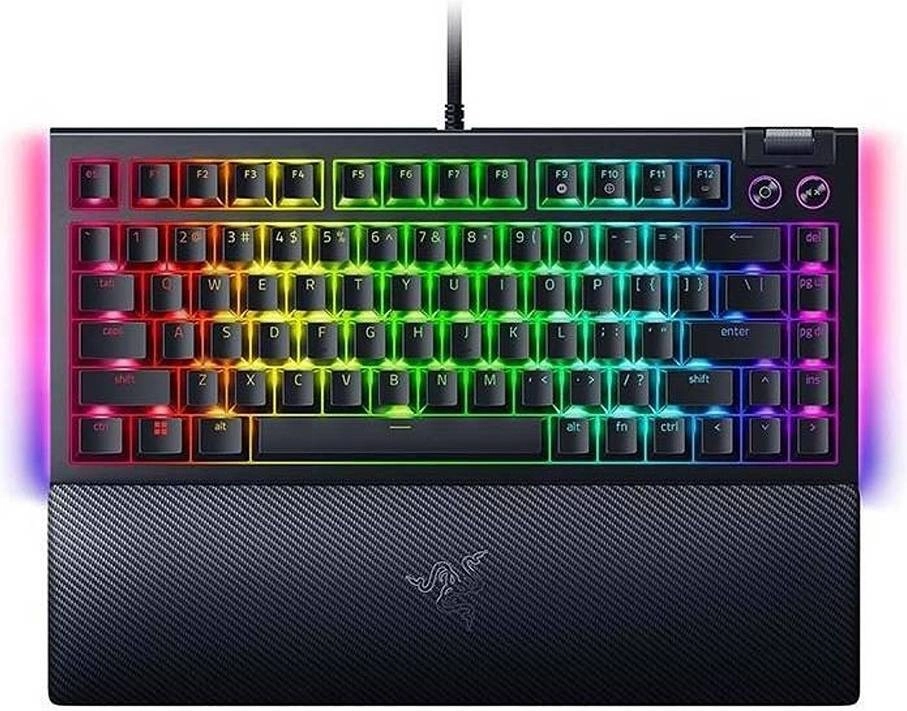 Razer BlackWidow V4 75% Mechanical Keyboard (RZ03-05000100-R3M1) Review: A Compact and Tactile Typing Experience