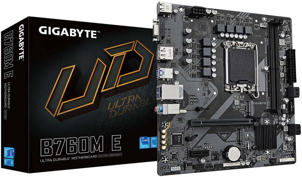 GIGABYTE B760M E DDR5 LGA1700 Micro ATX Motherboard Review &#8211; Intel B760 Chipset