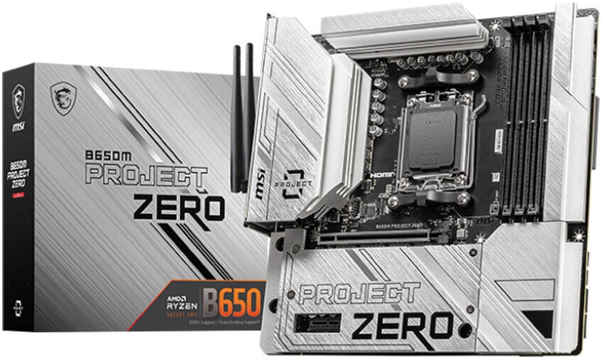 MSI B650M PROJECT ZERO mATX AM5 Motherboard Review &#8211; Detailed Analysis