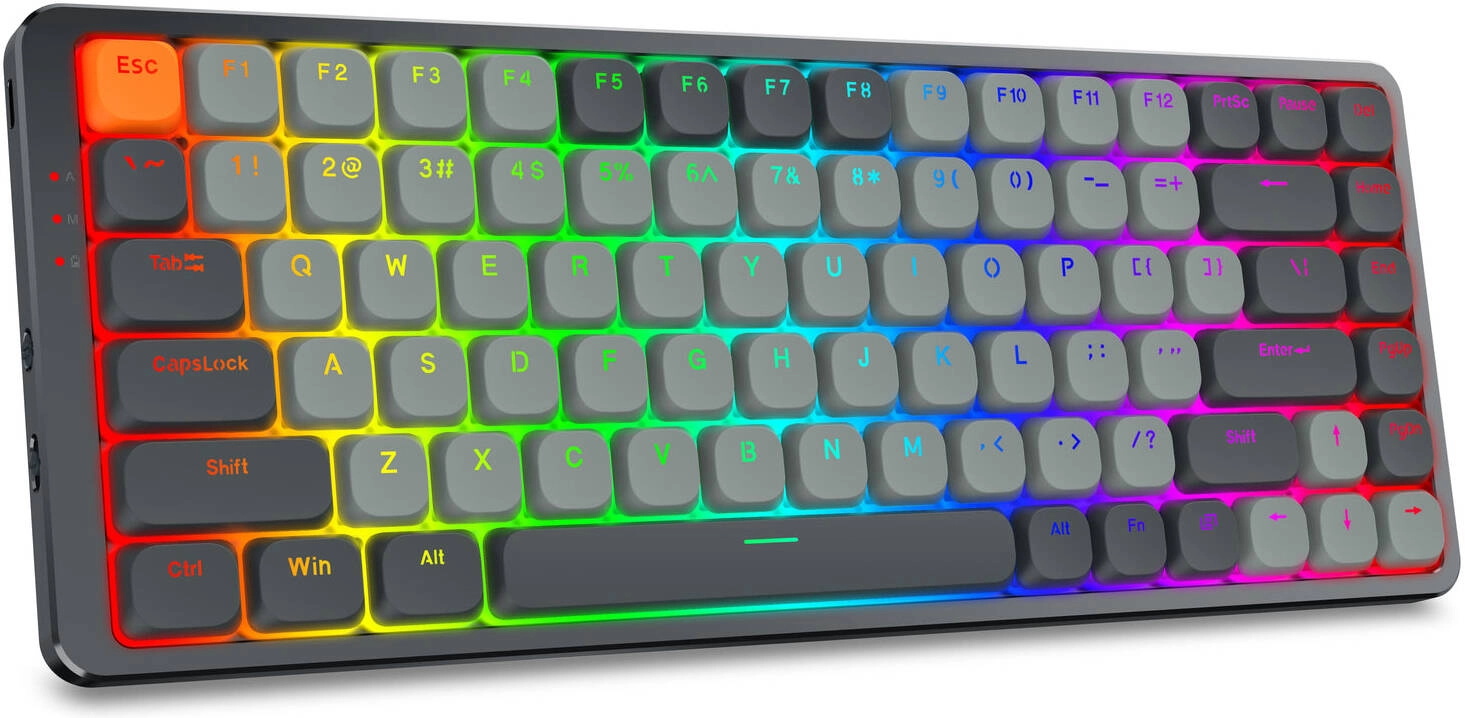 Redragon Azure K652 Low Profile Mechanical Keyboard Review (K652GG-RGB-Pro)