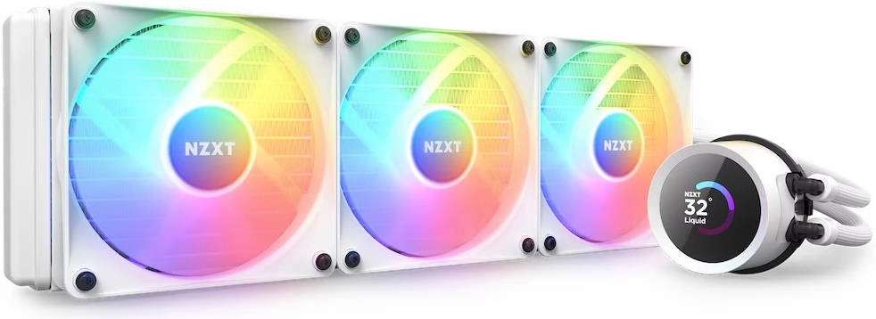 NZXT Kraken 360 RGB AIO Liquid Cooler with LCD Display &#038; RGB Fans, 360mm Radiator, Copper Water Block, 3x 120mm F120 RGB Fans, 500-1,800 RPM Fan Speed, 21.67-78.02 CFM Airflow, White | RL-KR360-W1 Review
