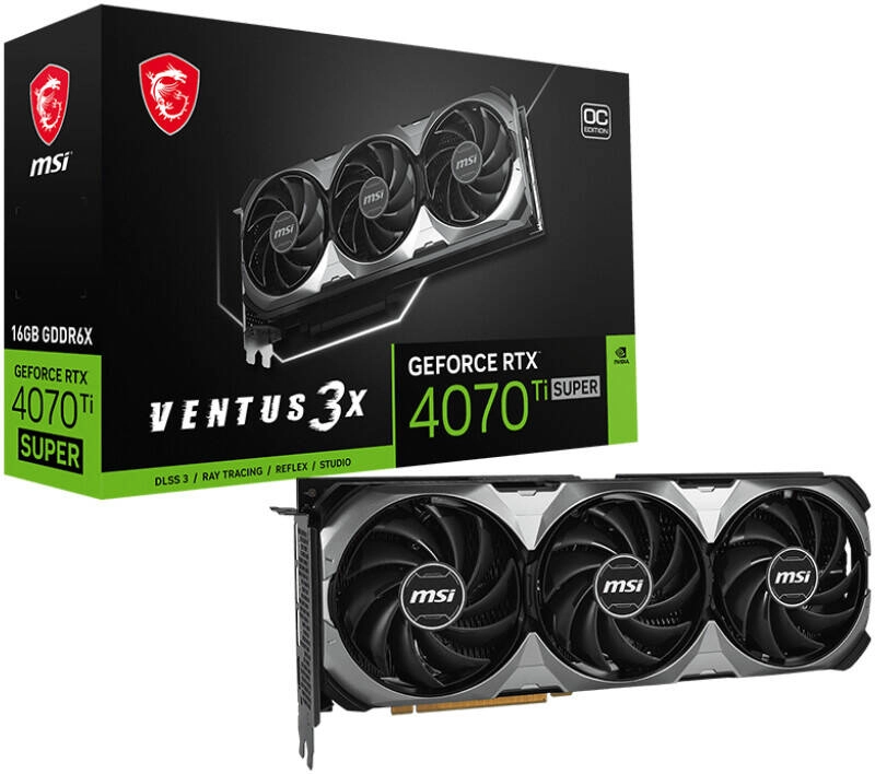 MSI GeForce RTX 4070 Ti SUPER VENTUS 3X OC Graphics Card Review &#8211; 912-V513-627/870