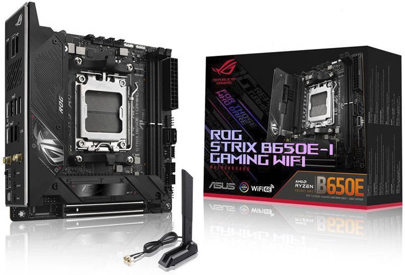 ASUS ROG STRIX B650E-I GAMING WIFI AM5 Mini-ITX Motherboard Review
