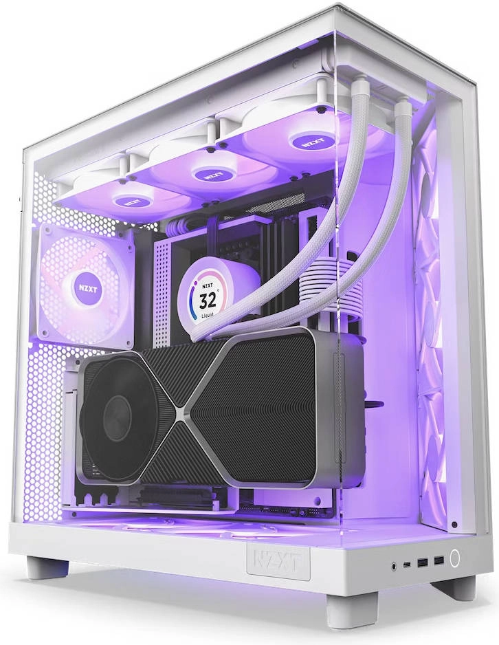 NZXT H6 Flow RGB Compact Dual-Chamber Airflow Mid-Tower ATX Case (CC-H61FW-R1) Review