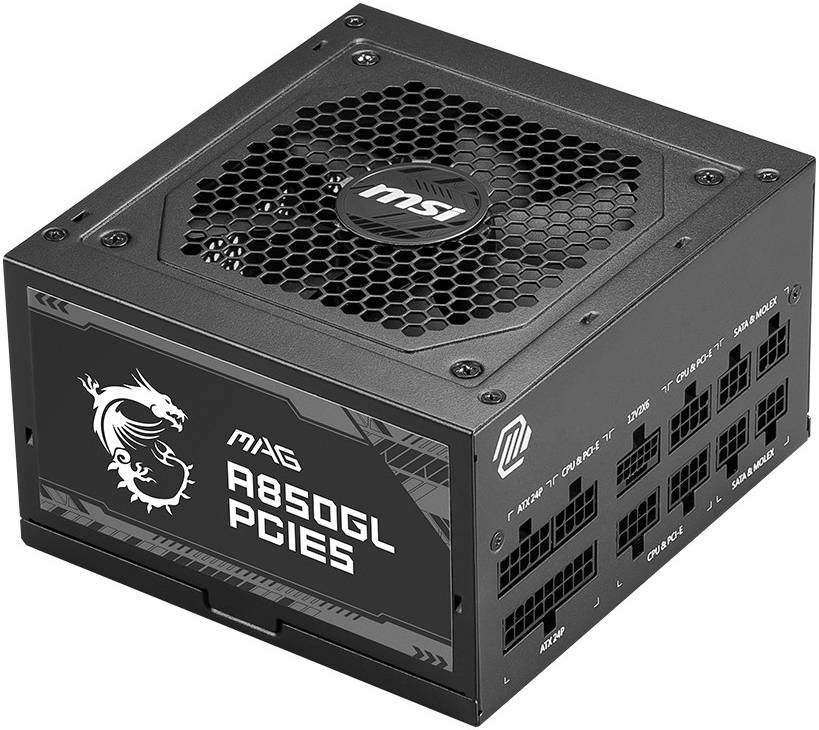 MSI MAG A850GL PCIE5 850W Modular Power Supply Review