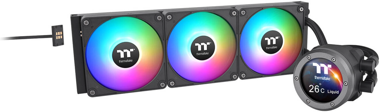 Thermaltake TH360 V2 Ultra EX ARGB Sync All-In-One Liquid Cooler Review &#8211; 2.1&#8243; TFT-LCD Display
