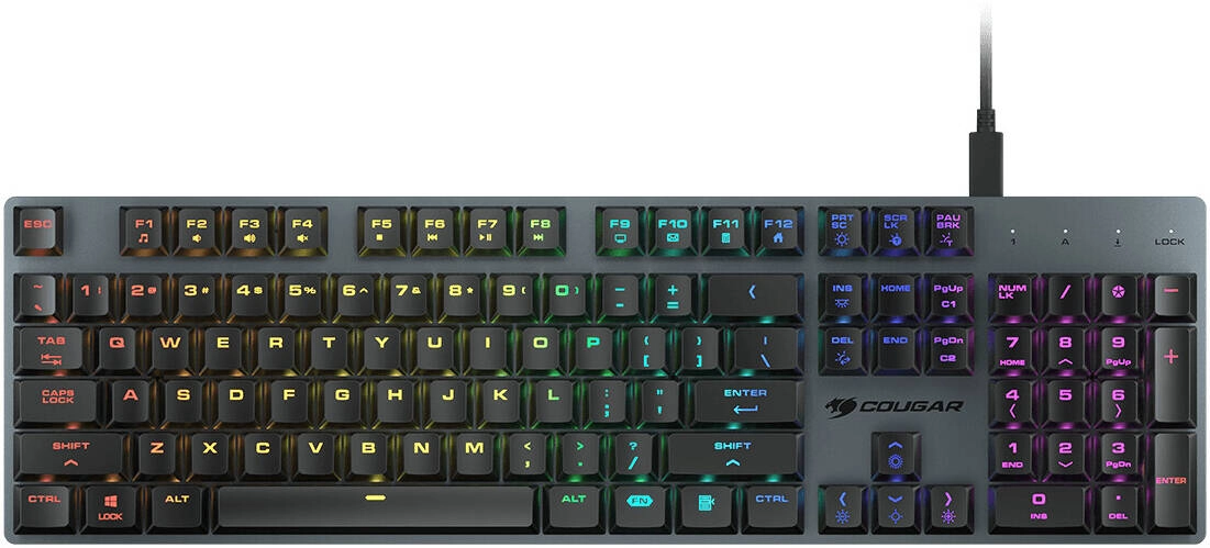 Cougar LUXLIM Full-Size Low Profile Wired Mechanical Gaming Keyboard (37LUXO1MI.0002) Review
