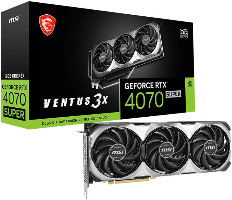 MSI GeForce RTX 4070 SUPER 12G VENTUS 3X OC Graphics Card Review