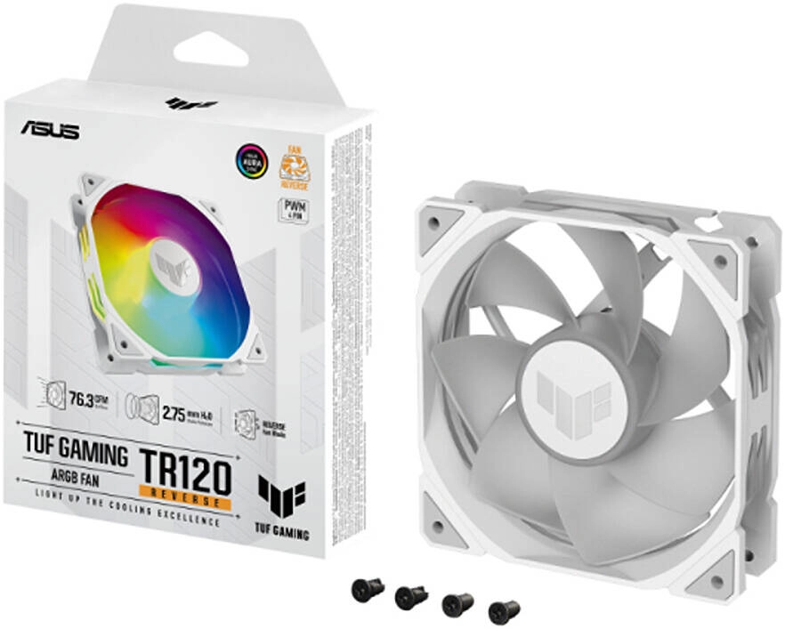ASUS TUF Gaming TR120 ARGB Reverse Blade Fan (90DA00D3-B09000) Review