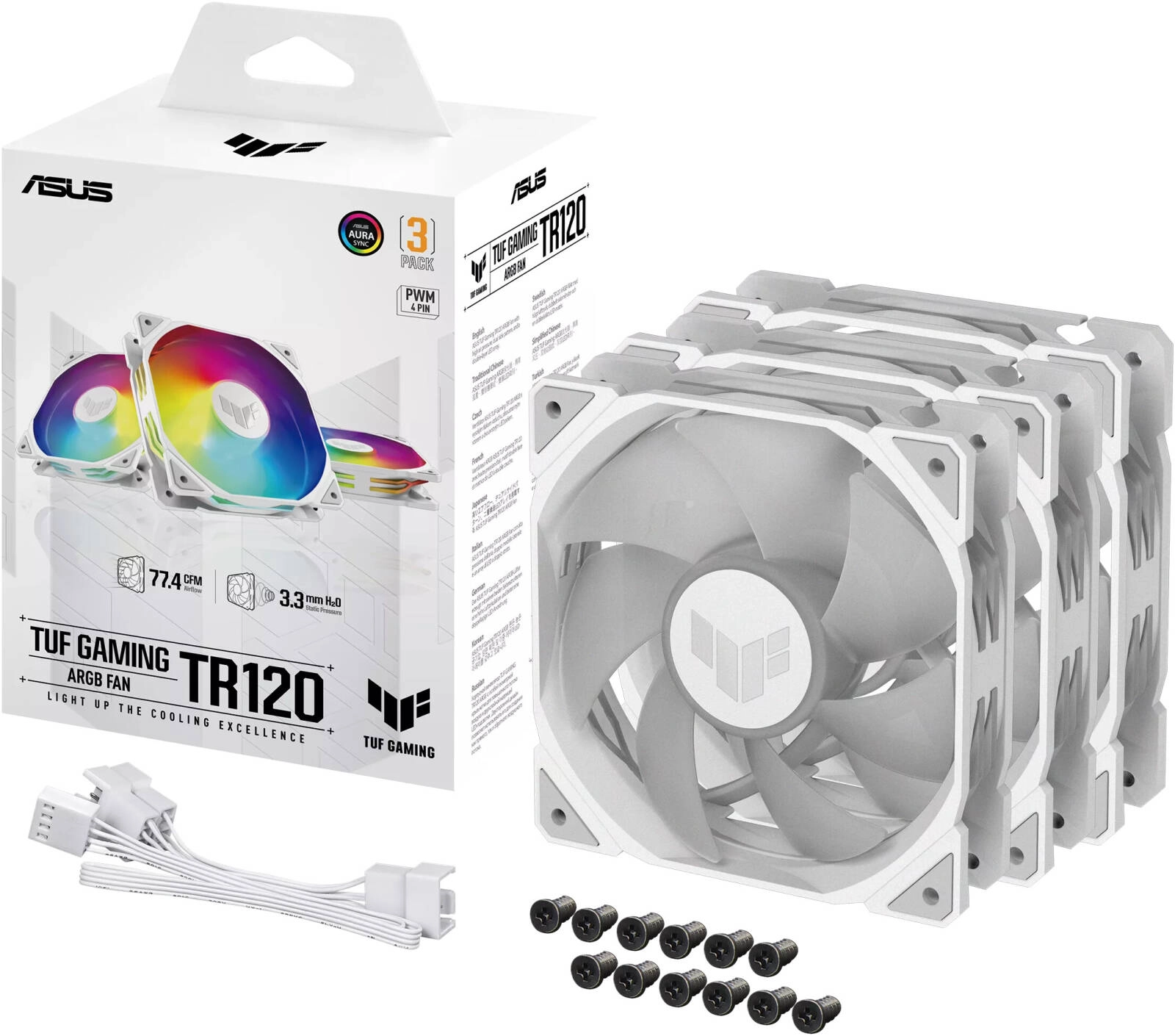 ASUS TUF Gaming TR120 ARGB 120mm Fans Review: Triple Pack Performance