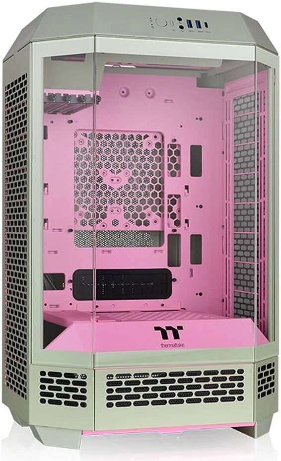 Thermaltake Tower 300 Matcha Plum Micro-ATX Case Review (CA-1Y4-00SJWN-00)