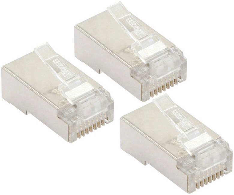 VCOM RJ45 8P8C Ethernet Plug (NM026) Review &#8211; Cat6, STP, 3 Microns Gold Plating