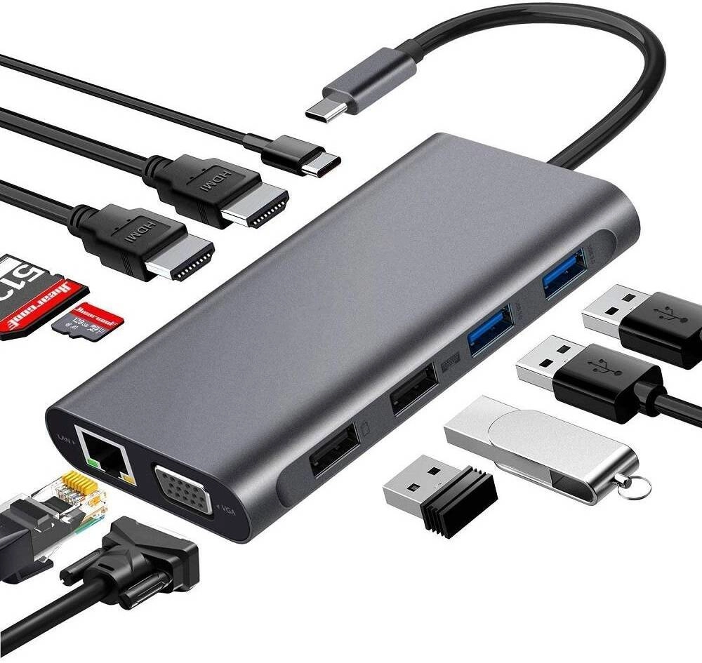 ZonixPlay Type-C To 11 In One Hub ZP010 Review &#8211; Best Laptop Docking Station?