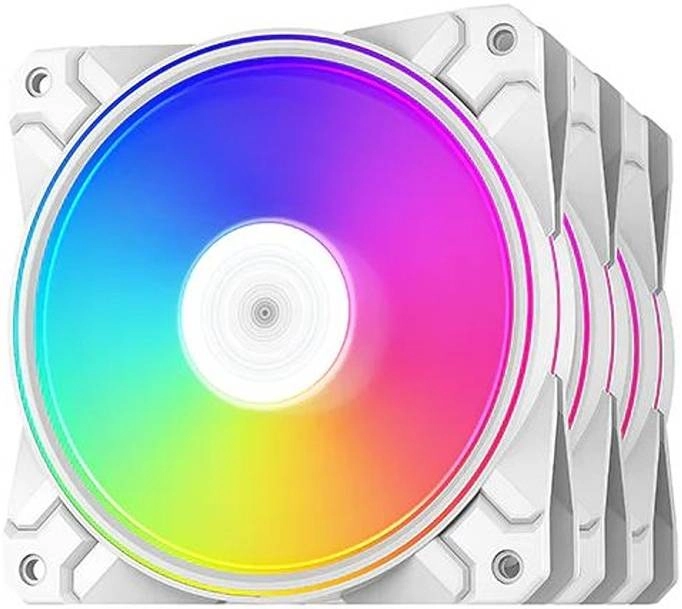 DeepCool CF120 Plus 3 Pack RGB 120mm Fan (DP-F12-AR-CF120P-WH-3P) Review
