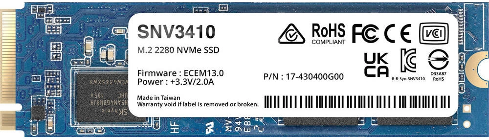 Synology SNV3410-800G NVMe M.2 SSD Review: Performance, Features, and Real-World Usage