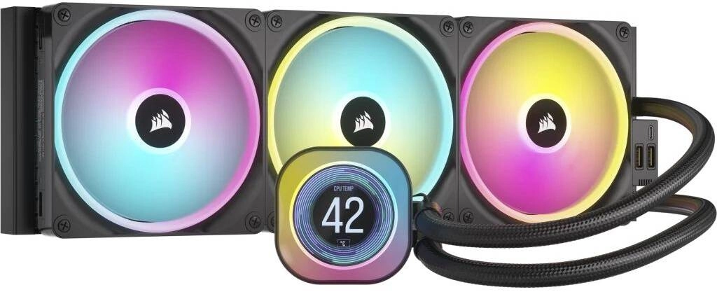 CORSAIR iCUE LINK H170i RGB AIO LCD Liquid CPU Cooler Review (CW-9061009-WW)