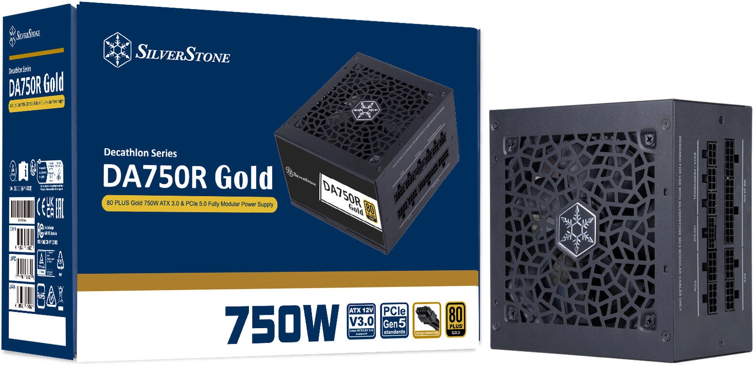 SilverStone DA750R-GMA Gold Fully Modular Power Supply Review &#8211; 750W ATX 3.0 &#038; PCIe 5.0