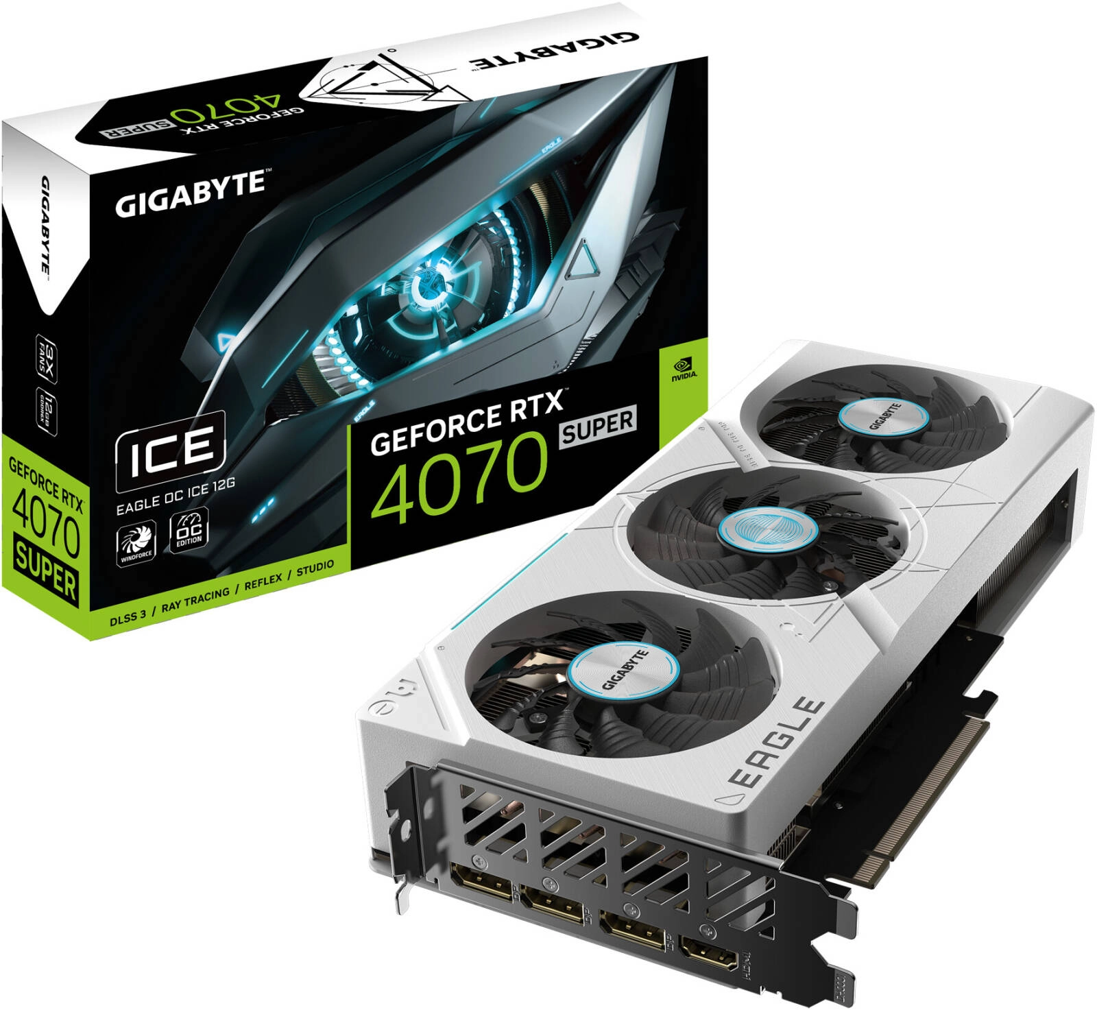 GIGABYTE GeForce RTX 4070 SUPER EAGLE OC ICE 12GB GDDR6X Graphics Card Review