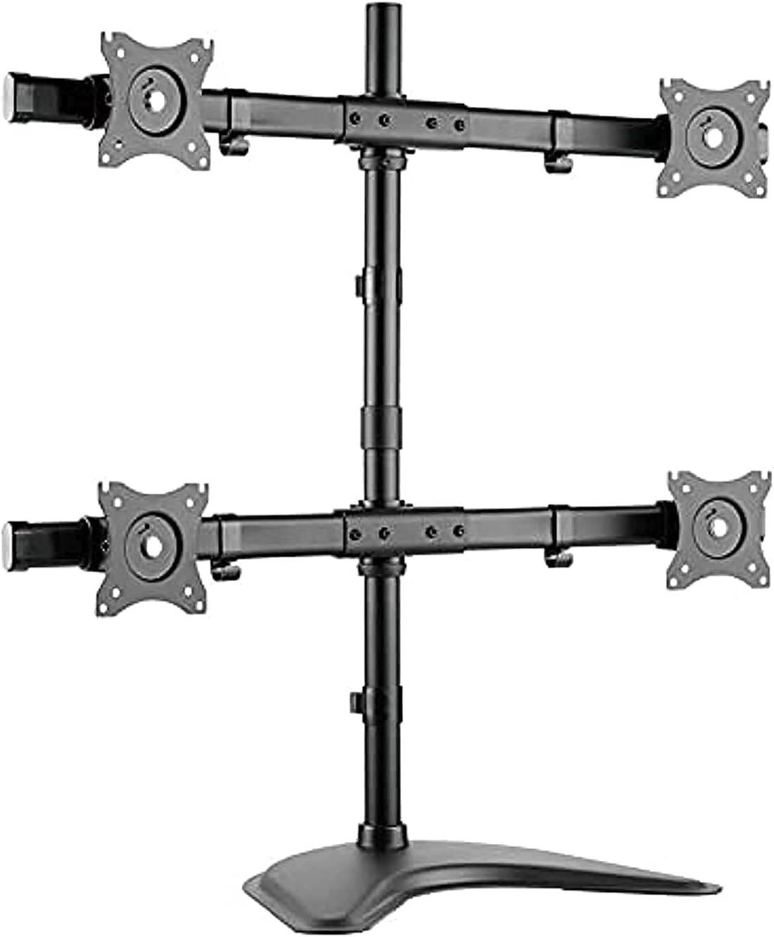 AWH Full Motion Quad Monitor Desk Mount Review &#8211; Best for 4 Screens?
