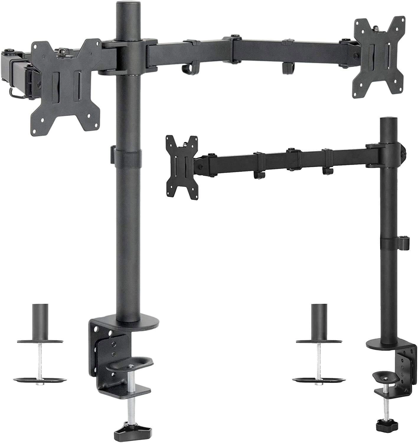 AWH Single and Dual LCD Monitor Desk Mount Kit for Triple Screen Display &#8211; Review