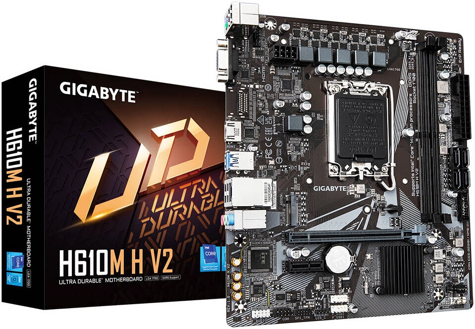 GIGABYTE H610M H V2 LGA 1700 Motherboard Review: A Budget-Friendly Option for 12th Gen Intel