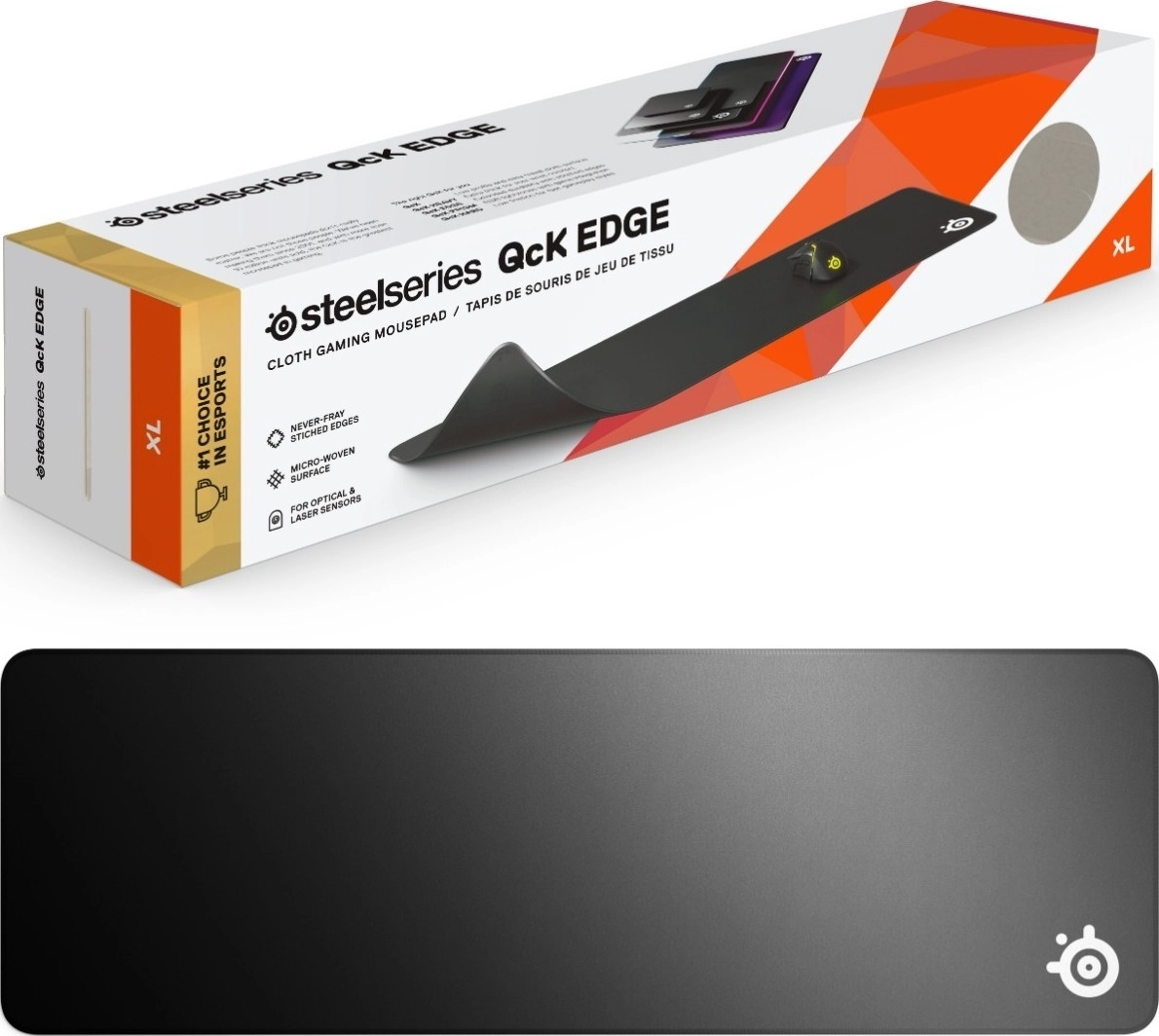 SteelSeries QCK EDGE Cloth Gaming Mouse Pad – XL (900 x 300 x 2mm) Review