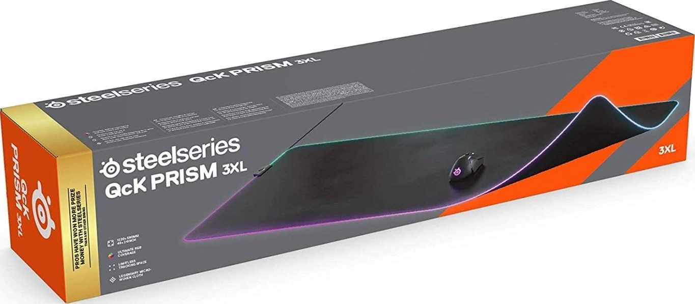 SteelSeries QcK Prism RGB Gaming Surface &#8211; 3XL Cloth Mouse Pad Review